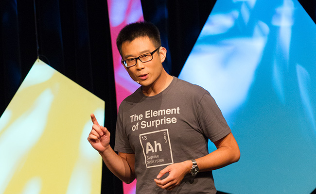 Alex Chik - Gewinner des Vienna Science Slam 2014