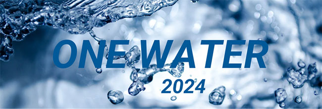 One Water 2024 lettering