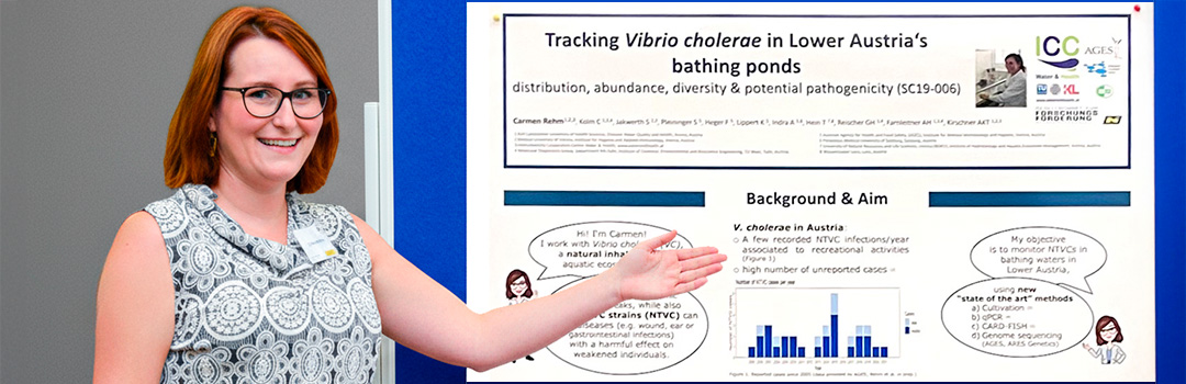 Posterbeiträge Carmen Rehm präsentiert ihren Posterbeitrag