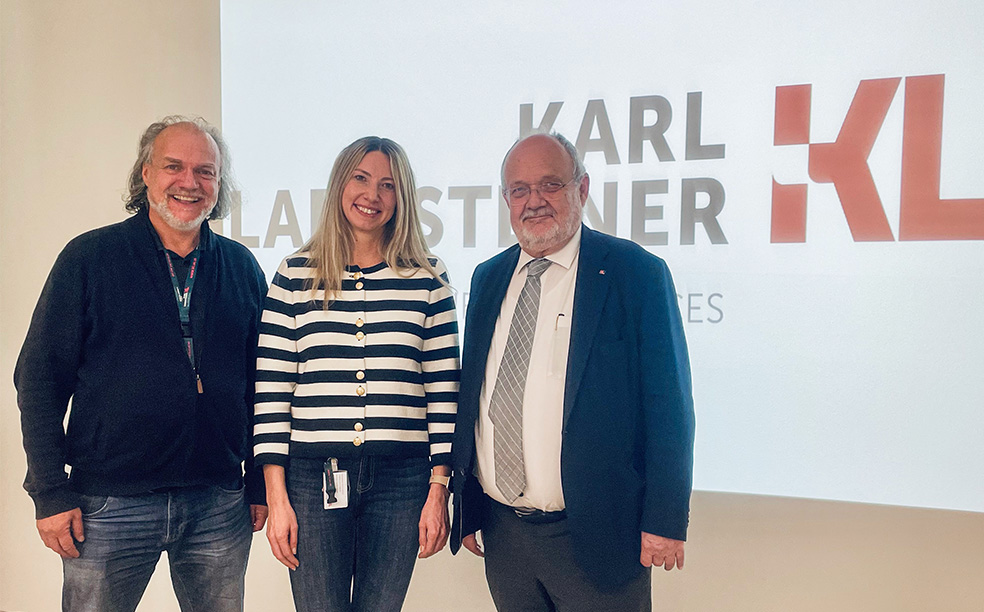 Andreas Farnleitner, Claudia Kolm, KL Rektor Rudolf Mallinger