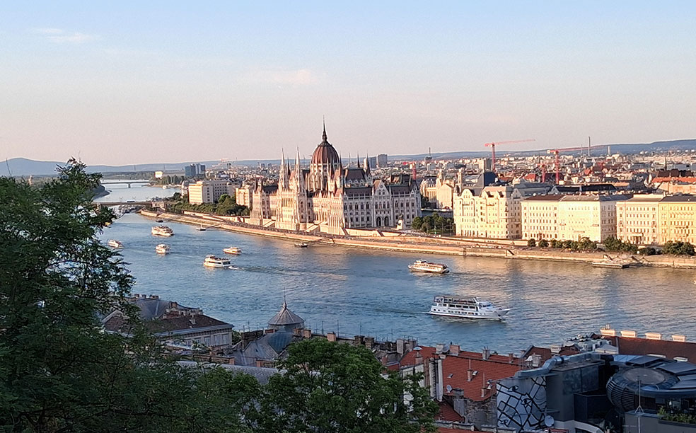 Donau bei Budapest