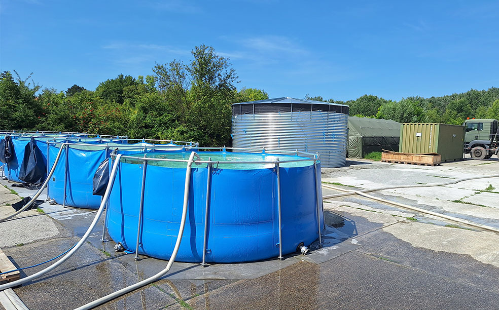 Projekt SEWAT Notfall-Trinkwasser-Tanks