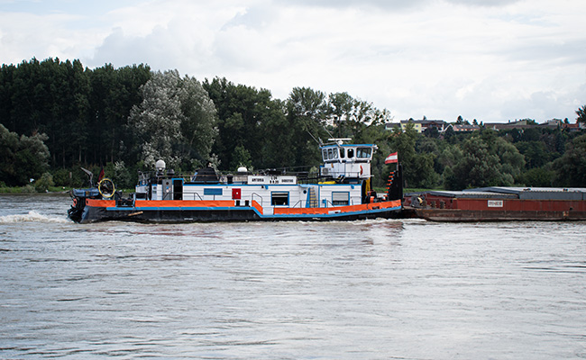 Ship on the Danube